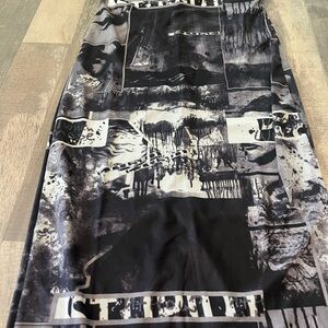 Stylish Black and Gray Women's Skirt